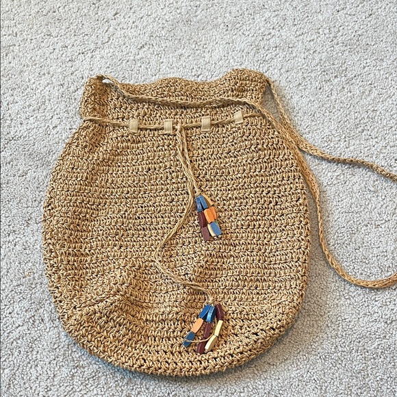 Paloma Wool Beaded Straw Vase Bag - Picture 2 of 6